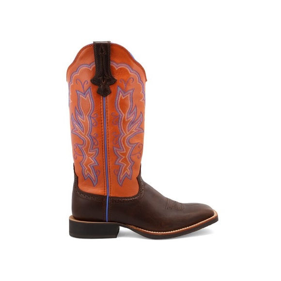 Twisted X Women’s Boot Orange Ruff Stock Size 8 Brand New - Picture 13 of 15